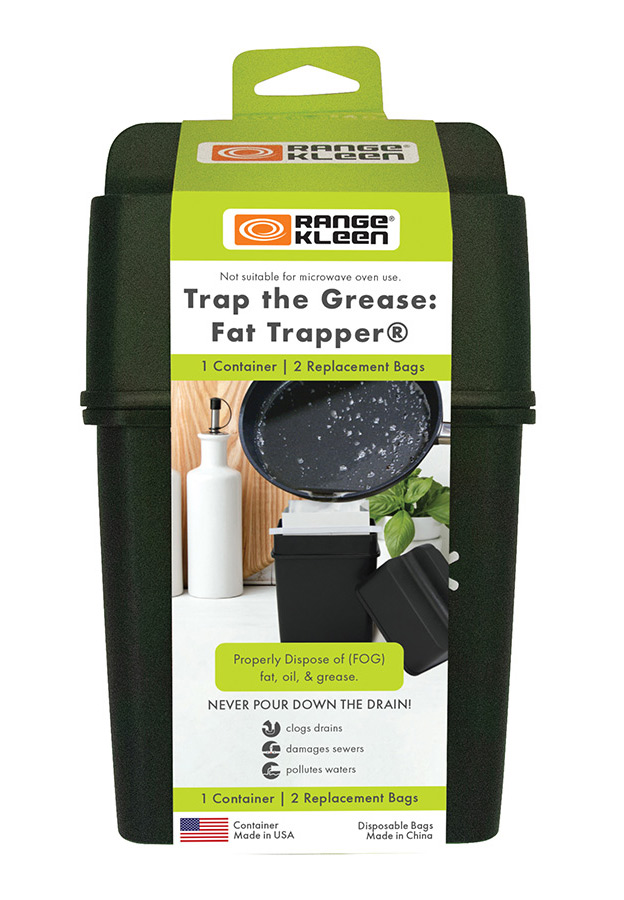 Range Kleen Fat Trapper Container in Black